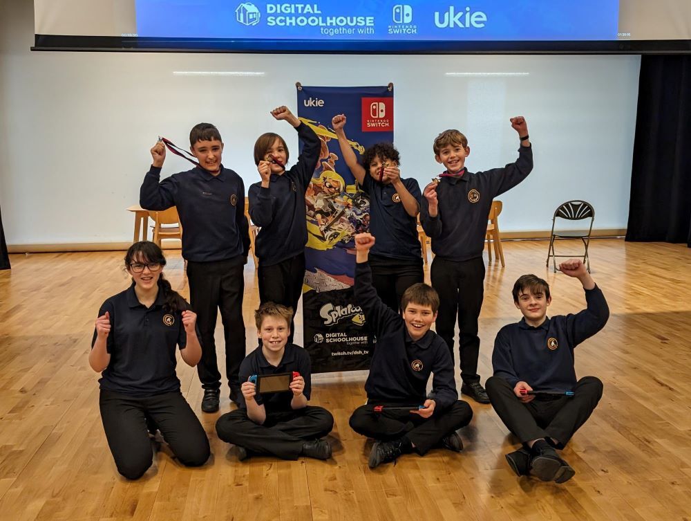 The sheer joy of the Gosforth Junior High Academy team, we'll see you in the semis!